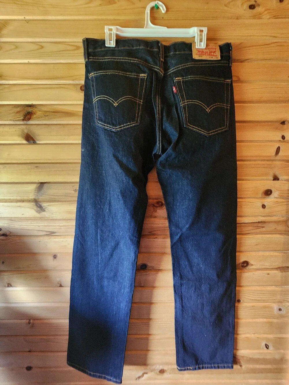 Levi's Men’s Indigo Straight-Leg Jeans W34xL32